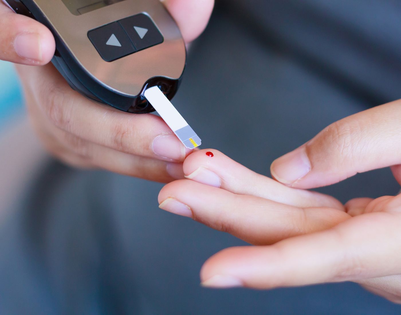 Diabetics monitor blood glucose
